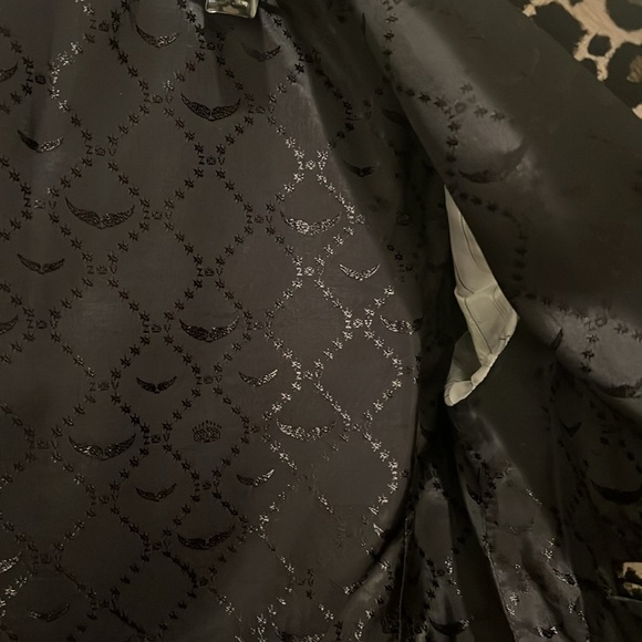 Zadig & Voltaire leopard print textured blazer - Picture 3 of 5